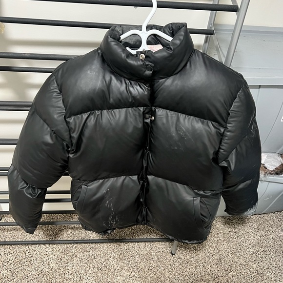 Black extra puff jacket - Picture 1 of 5